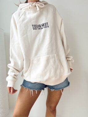 Taylor Swift The Eras Tour Hoodie in Cream